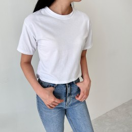 바니첼 베이직 노블 크롭티 SD-230424