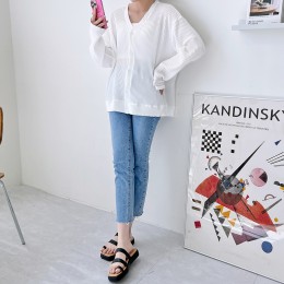 몬라 플리츠 브이넥 가디건 SD-230451