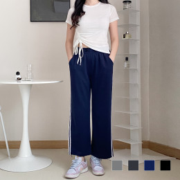페일라 면 2선 일자 팬츠 SD-230465
