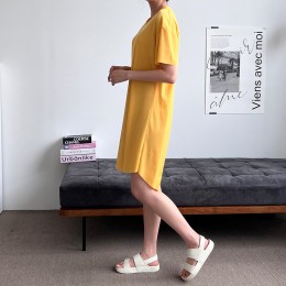 [Sale] 옆트임 골지 반팔 쿨원피스 SD-230501