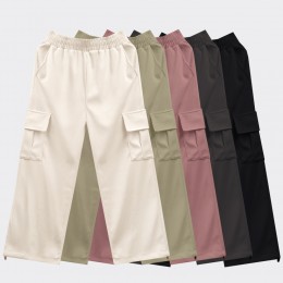 폴틴 골덴 카고 조거 와이드 팬츠 SD-230913W