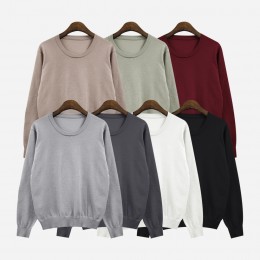 데이번 남자 캐시미어 라운드 니트티 SD-231011M