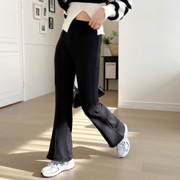 라일라 밍크 핀턱 부츠컷 팬츠 SD-231023