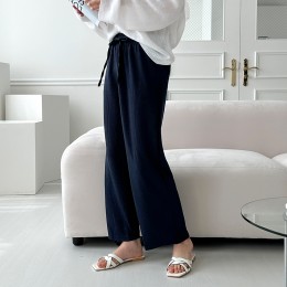 리치크 니트 골지 통바지 SD-240401