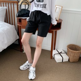 케밀 블랙 무지 5부 반바지 SD-240411