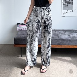 페인팅 밴딩 여름 쿨 통바지 SD-240552