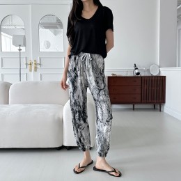 페인팅 밴딩 여름 쿨 조거바지 SD-240608