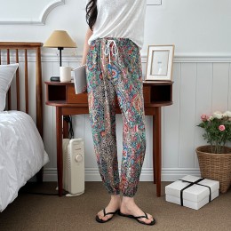 오리엔탈패턴 밴딩 여름 쿨 조거바지 SD-240609