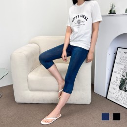 로코코 베이직 데님 7부 레깅스 SD-2468A