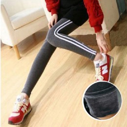 스파클 옆줄 융털 밍크레깅스 SD-3985