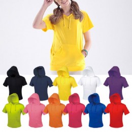 [Sale] 무지 반팔 후드티셔츠 S~2XL SD-6601