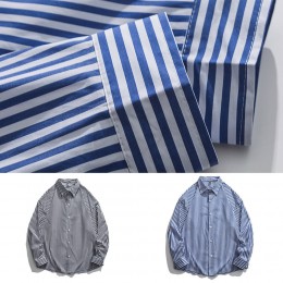 살리바 남자 스트라이프 셔츠 500384 SH-500384