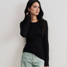 여성기본 모달라운드티셔츠 부드러운스판티셔츠