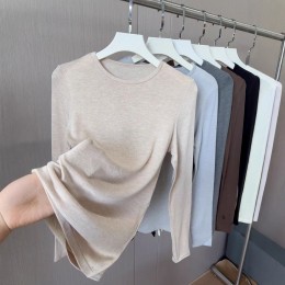 여성기본 모달라운드티셔츠 부드러운스판티셔츠