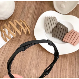 접이식 헤어밴드 폴딩 머리띠 3color 헤어핀 집게핀 휴대용 자바라 포켓