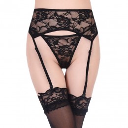 가터벨트 팬티 스타킹 란제리 3종 세트 2color