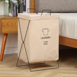 철제 프레임 접이식 분리수거함 휴지통  5color