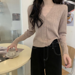 모던 골지 브이넥 니트 가디건 11color