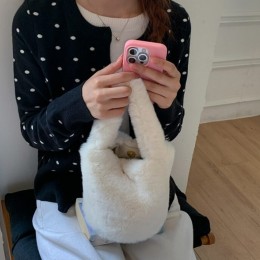 밍크 데일리 소프트퍼 미니 버킷백 3color