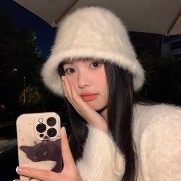 뽀글이 퍼 버킷햇 3color