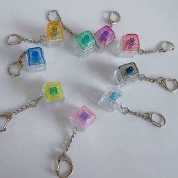 키홀더 LED 키캡 피젯 키링 5color