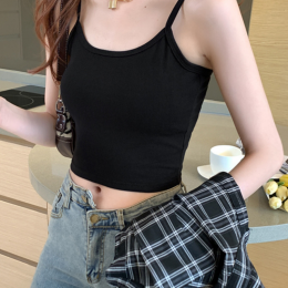 데일리 레이어드 이너 크롭 끈나시 2style