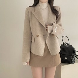 미니멀 자켓핏 숏코트 SNY-0049