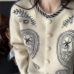 에스닉 무드 니트 가디건 SNY-0056