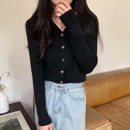 데일리 베이직 니트 긴팔 가디건 SNY-0069