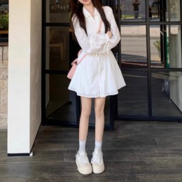 리본 커프스 미니 원피스 팬츠 세트 SNY-0074