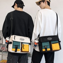 남자 멀티포켓 메신저맥 캐주얼 숄더 크로스백