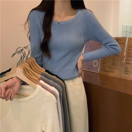 데일리 블랑 골지 라운드 니트 FSF-0002