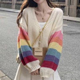 레인보우 슬리브 포인트 가디건 FSF-J 0002