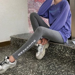 포인트 레터링 스트레치 레깅스 FSF-J 0012