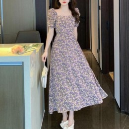 플로라 여신핏 오프숄더 플라워 원피스  FSF-D 0011