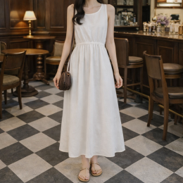 썸머 브리즈 셔링 나시 원피스 FSF-D 0021