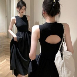 이브닝 무드 백리스 롱 원피스 FSF-D 0024