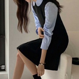 플리츠 베스트 원피스 NM-0278