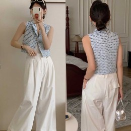 민소매 베스트 스트라이프 NM-0275