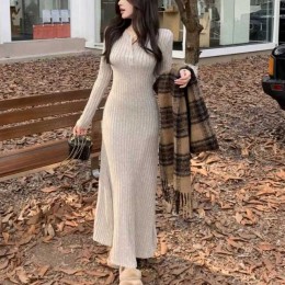 슬림 A라인 롱원피스 NM-0281