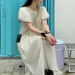 도트 패턴 원피스 NM-0138