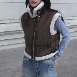 하이넥 버클 조끼 NM-0283