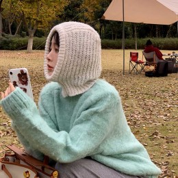 니트 바라클라바 NM-0262_후드