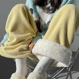 기모 내피 와이드핏 밴딩 팬츠 NM-0260