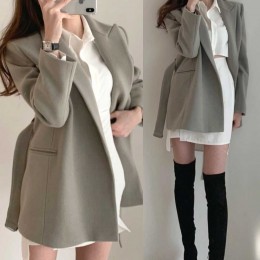 허리벨트 모직 미디라인 코트 NM-0039