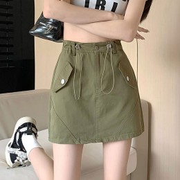 스트링 A라인 스커트 NM-0250