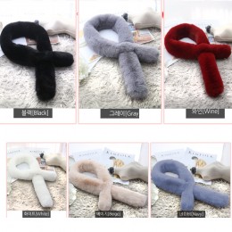 901 쁘띠 퍼 목도리 겨울 머플러