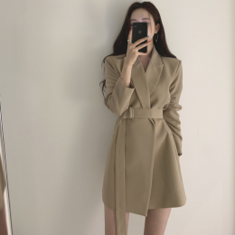 벨트 자켓 원피스 블레이져 재킷 투피스 하객룩 여행룩 오피스룩
