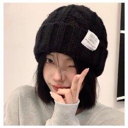 남여공용 골지 니트 비니 UC-0006