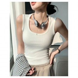 여성 슬림핏 민소매 나시티 UC-0094